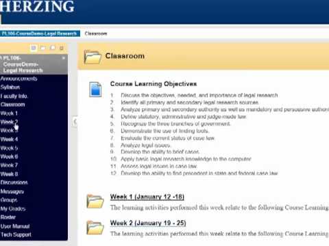 Herzing University - Online Course Demo