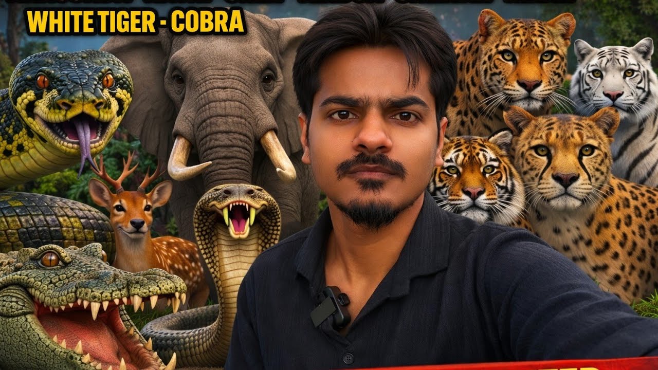 Kakriya Gujarat Animal World 🐊🐍 | Amazing Animals Collection