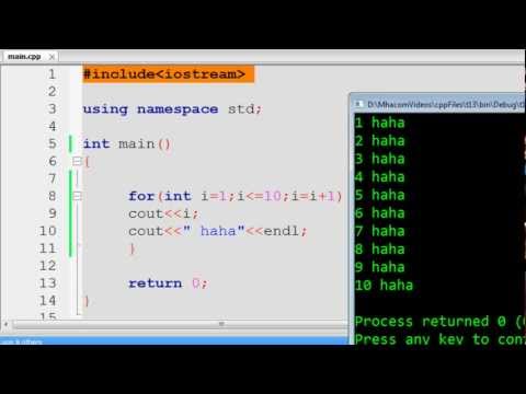 ภาษาซีพลัสพลัส CPP 024 SkimForLoop