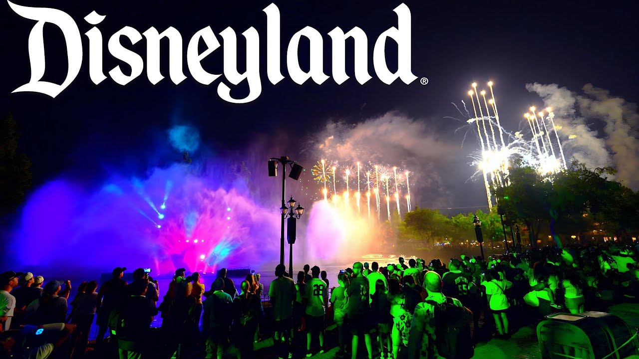 [September 2025] Halloween Screams With Fireworks 4K POV - Disneyland Show From Rivers Of America