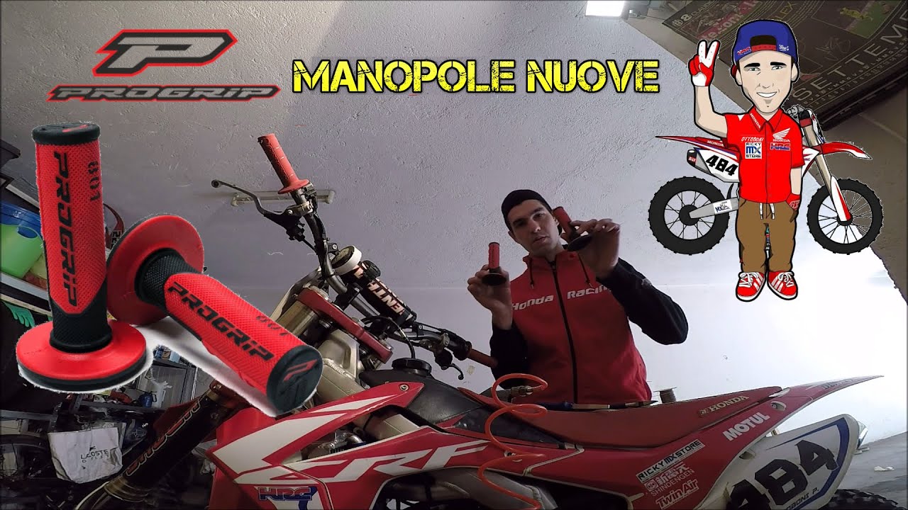 Motocross tutorial - Cambio manopole Honda CRF 250 - YouTube