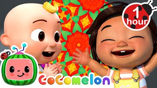 Color Kaleidescope | with Nina and JJ | Cocomelon Nursery Rhymes for Kids