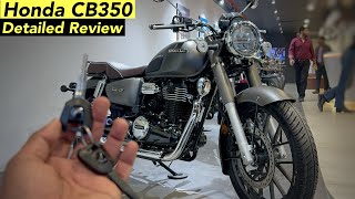 2024 New Honda CB350 Full Review: Grey Colour - On Road Price ? Exhaust Sound !! All Details !