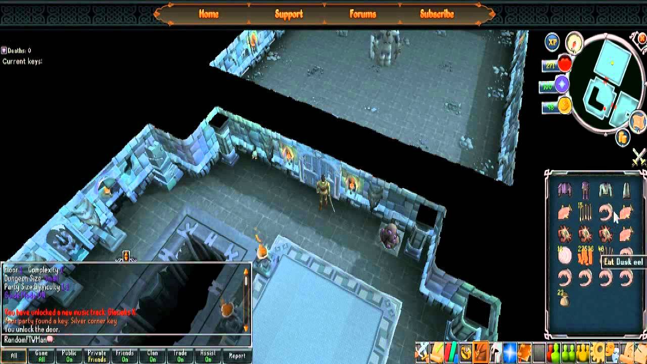 Runescape: Dungeoneering level 4-5 - YouTube