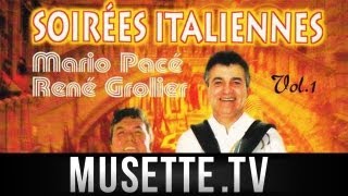 Musette MARIO PACE & RENE GROLIER LA VALSE DES ABRUZZES accordéon, danse, romanesque