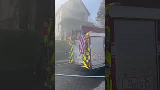 Firefighters battle Center Ave. house fire in Butler.