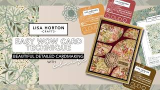 Beautiful Layered Cut Away Card Tutorial | William Morris Inspired Crafting with Claire