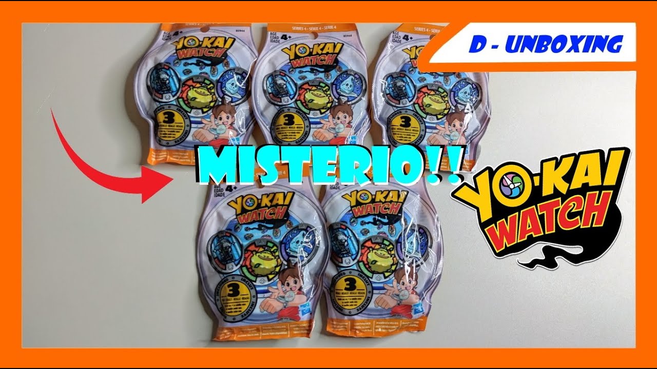 5 Sobres Misteriosos con sorpresa al final del video - Yo-Kai Watch serie 4 [D-UNBOXING]