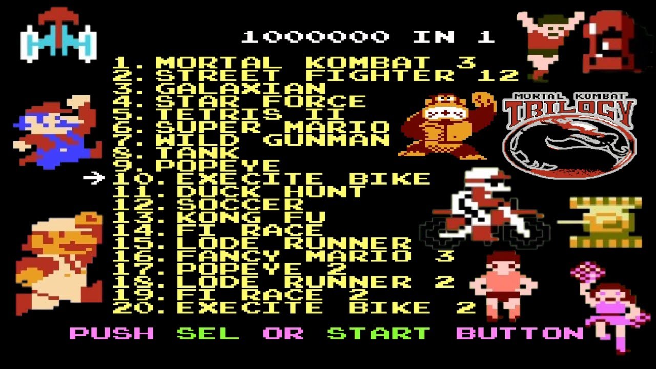 NES 1000000 in 1 Games : All Classic Super Games in One