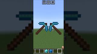 Diamond Pickaxe Pixel Art Minecraft #minecraft #shorts