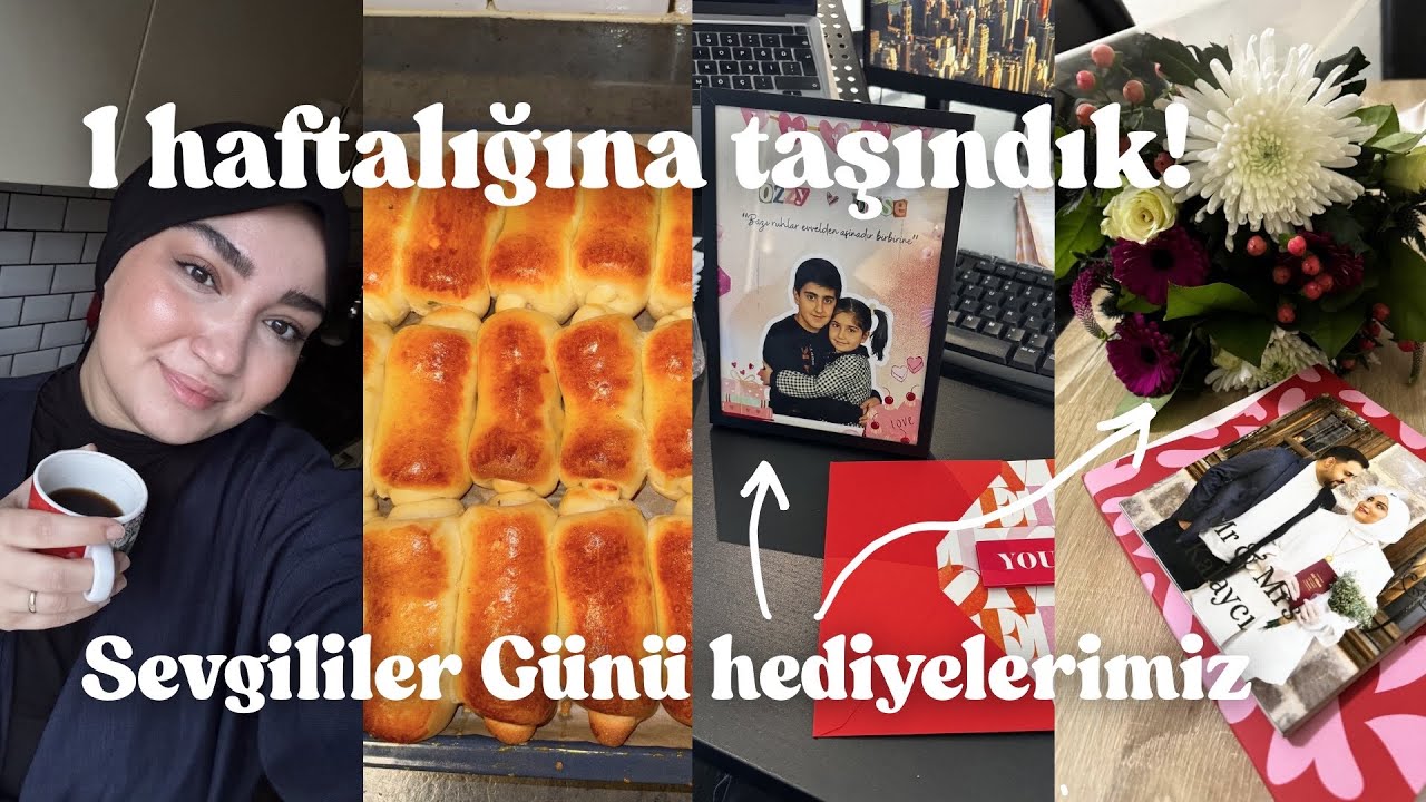 1 Haftalığına Taşındık! | Babamın Yanında Kalıyoruz | Sevgililer Günü Hediyelerimiz