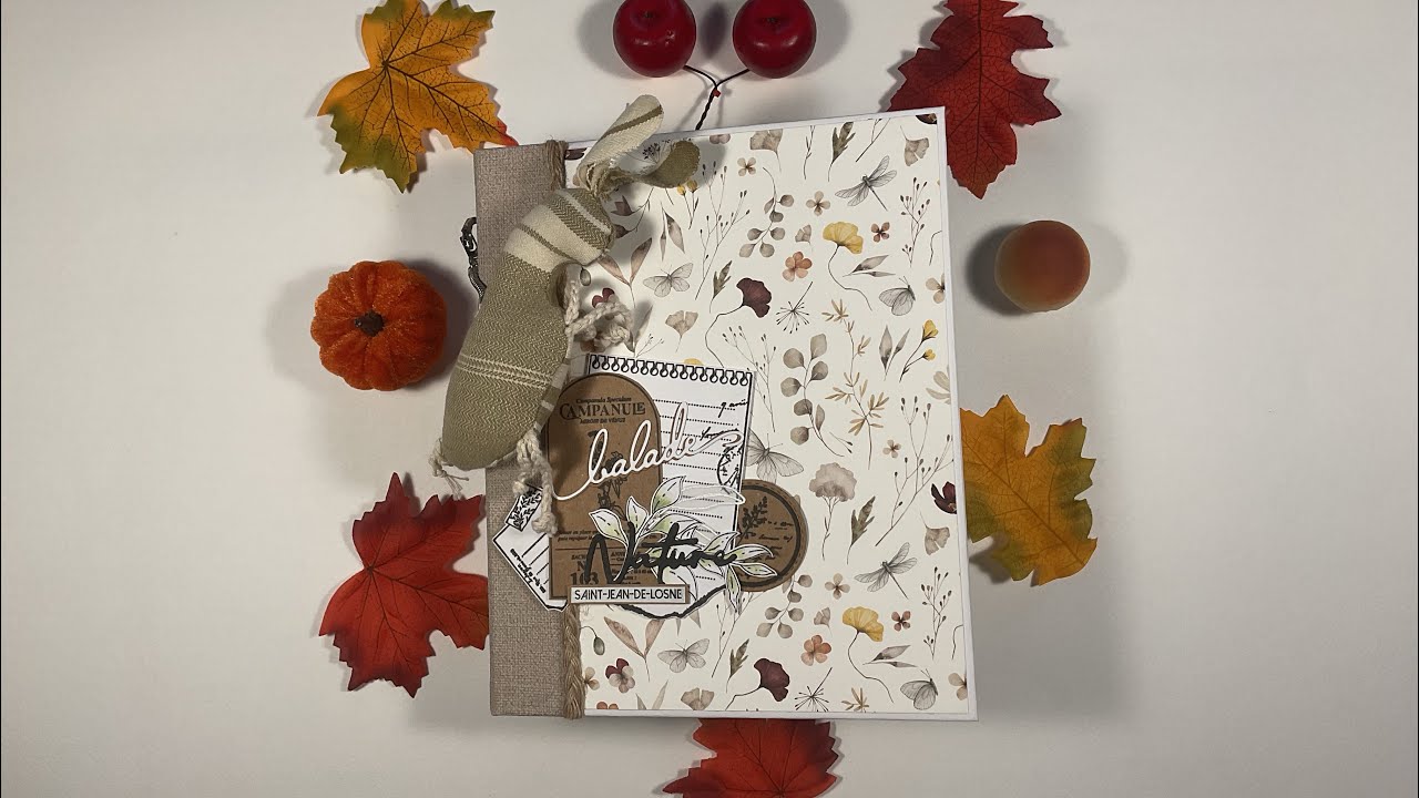 Présentation de mon album réalisé en crop avec Phine Scrap + vidéo de ma déco d’automne 🍁