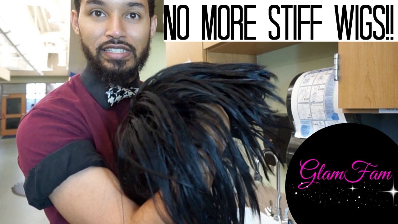 How To Soften A Stiff Old Wig!