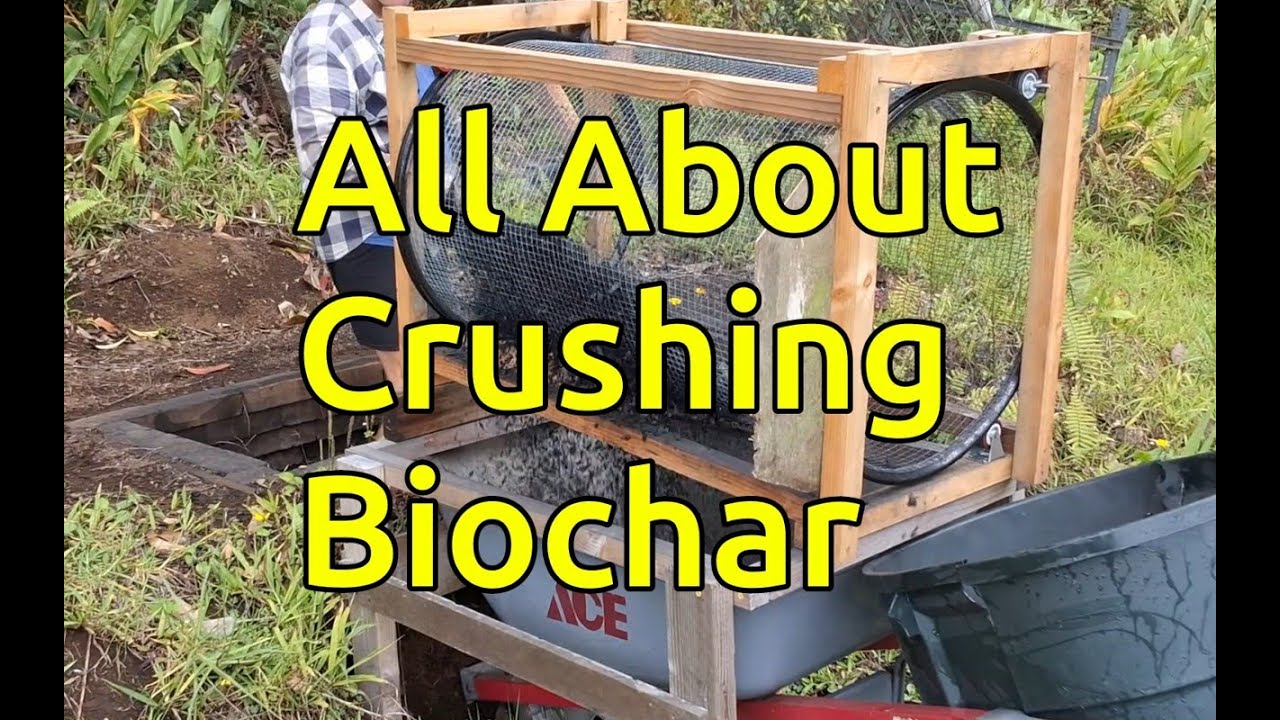 Всё о дроблении биоугля