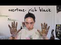 dying my hair JET BLACK -with overtone rich black