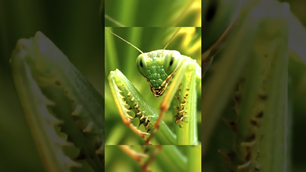 🦗 Praying Mantis Close Up | A Stunning Macro Journey Into Nature’s Tiny Architect