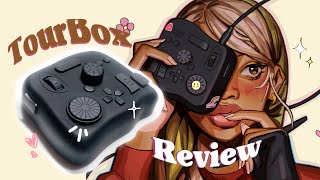 TourBox Neo review: unboxing + speedpaint 🧸🌷