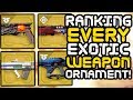 Destiny 2 - Ranking EVERY Exotic Weapon Ornament!!! (Warmind)