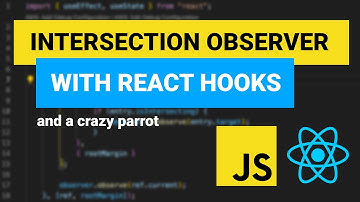 Intersection observer tutorial with react, hooks, lazy-load and animation