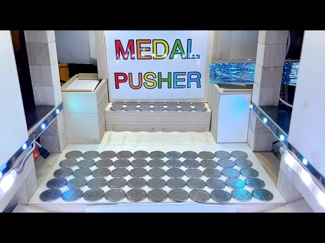エッジ付き】自作メダルゲーム メダルプッシャー 通常プレイ動画 - YouTube