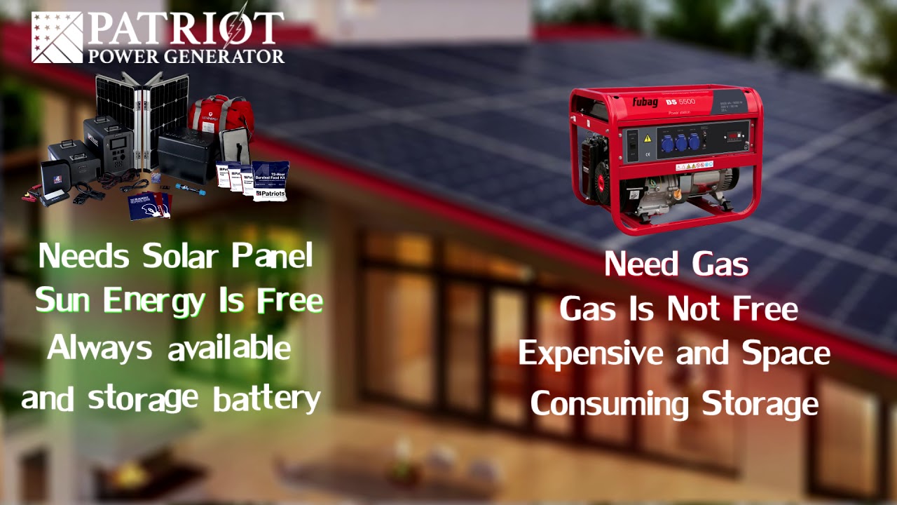 Patriot Power Generator 1500 Solar power generator Review, get