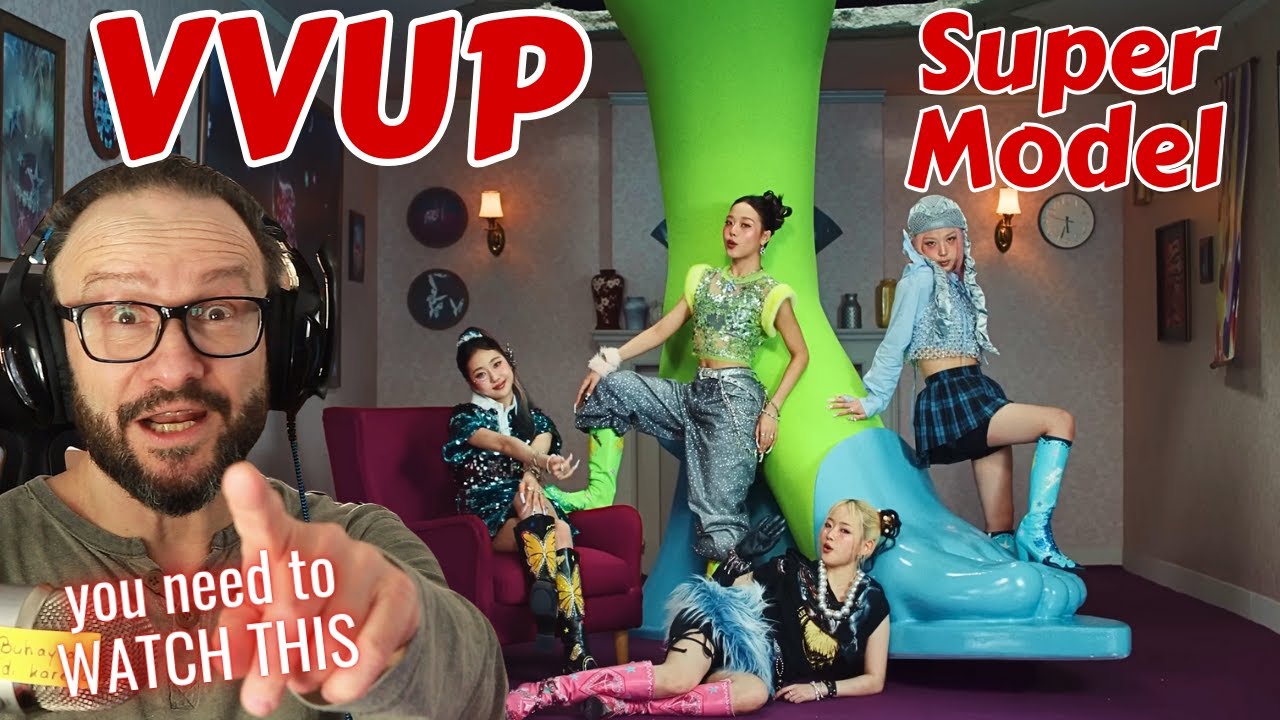 Возможно, их лучшая песня! Реакция на клип VVUP (비비업) «Super Model»