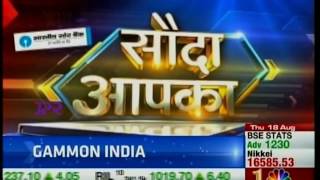 CNBC Awaaz Sauda Aapka, 18 Aug 2016 - Mr. Sameet Chavan, Angel Broking