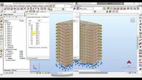 21- Seismic Analysis using Robot structure analysis