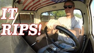 5 SPEED SWAPPED F100 STREET PULLS WITH OPEN HEADERS!!!