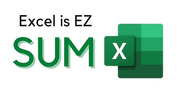 Excel is EZ! SUM Function in 60 Seconds!