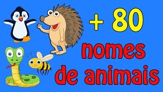 O som dos animais + de 80 nomes de animais em português