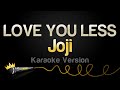 Joji LOVE YOU LESS Karaoke Version