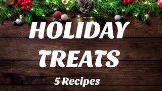 5 Easy to Make HOLIDAY TREATS #desserts #snacks #holidays screenshot 2