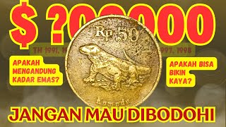 BIKIN KAYA? UANG KOIN 50 RUPIAH GAMBAR KOMODO, TERNYATA SEGINI HARGANYA!!! TONTON SAMPAI HABIS!!!