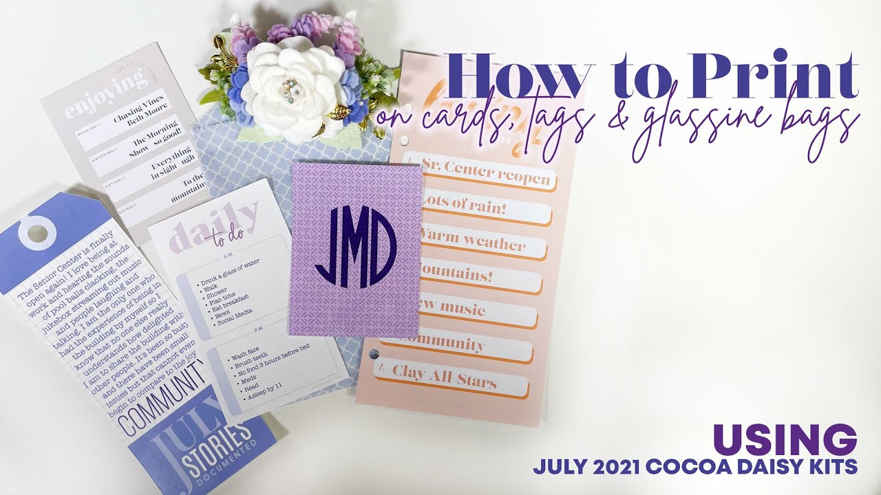 Teach Me Tuesday   How to Print on Cards, Tags, & Glassine Bags