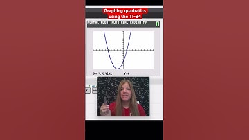 Graphing quadratics using the TI-84 #highschoolmath #algebra #math #mathematics #quadratic