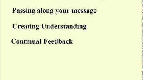 ENG 352 - Technical Writing - 07 - Communication Pt 4 Negotiating Understanding