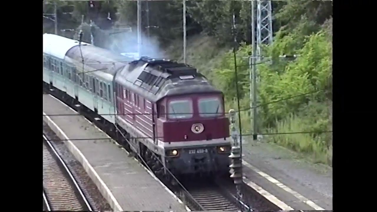 Eisenbahn in Belzig 1998 mit Abstecher auf die Brandenburgische Städtebahn