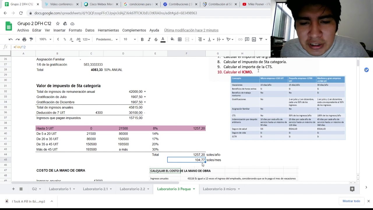 Icmo Calculo del ICMO para una pequeña empresa - YouTube