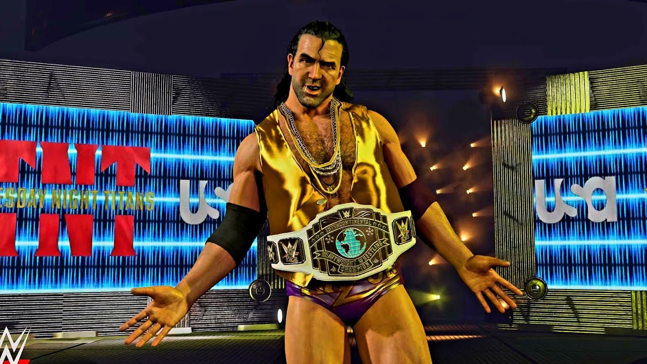 WWE 2K24 RAZOR RAMON VS AJ STYLES INTERCONTINENTAL CHAMPIONSHIP TUESDAY ...