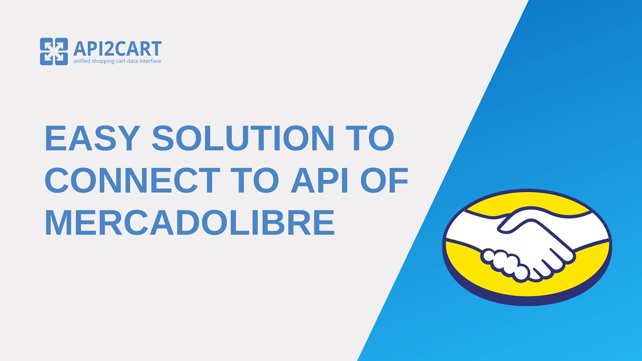 Easy Solution to Connect to API of MercadoLibre I API2Cart - YouTube