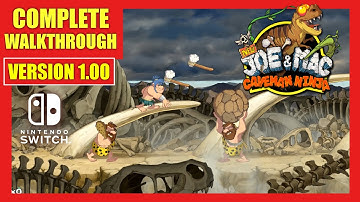 NEW JOE AND MAC CAVEMAN NINJA SWITCH - COMPLETE WALKTHROUGH 1.00