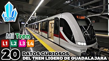 20 CURIOSIDADES del TREN LIGERO de GUADALAJARA que quizá no sabías!