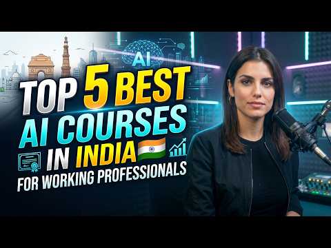 Top 5 Best AI Courses For Working Professionals in India in 2026 I Compared 50+ Courses | LogicMojo