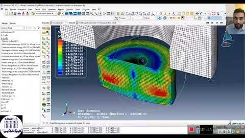 آموزش شبیه سازی اکستروژن در نرم افزار آباکوس - Extrusion in ABAQUS