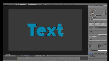 Intro separation and text wobble blender 2.79