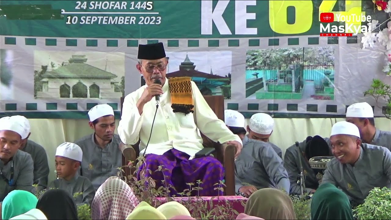 Bp KH Ali Qaishar ngaji Khoul Simbah KH Siradj Romo Agung di Payaman