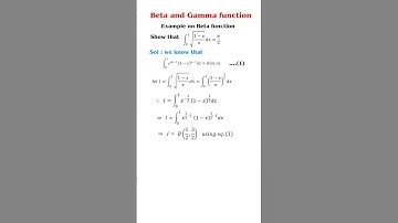 Beta and gamma function | Example 2 of Beta function #mathematics #maths #engineering #bsc