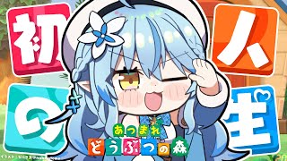 【あつまれ どうぶつの森】#09 人生初のどう森！花火大会に参加するよ！【 雪花ラミィ /ホロライブ】