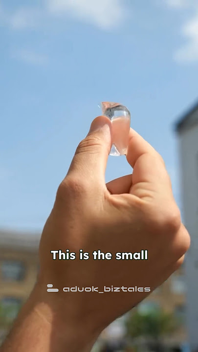 The Tiny Water Packet That Could Replace Plastic Bottles 🌍💧